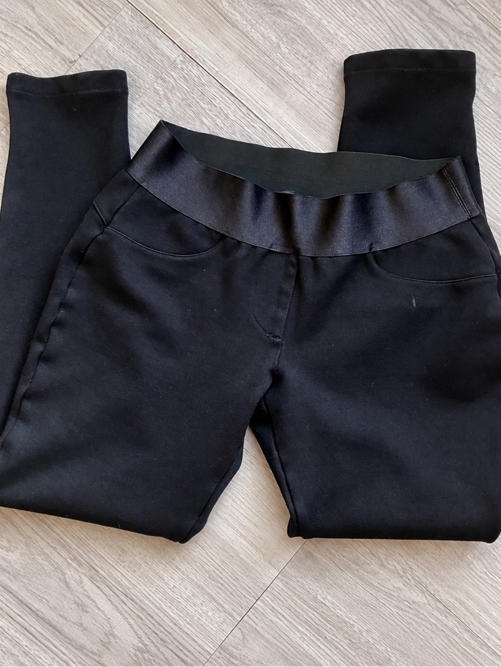 bebe Girls Black Pull-On Ponte Leggings